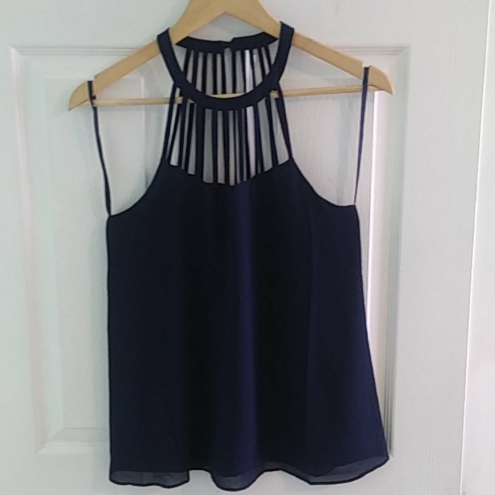 Naked Zebra Tank w/ neck detail